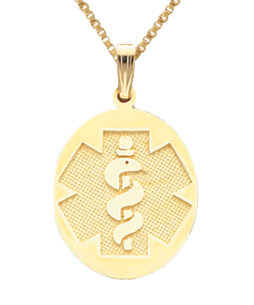 Golds Gym Watsonville Prices: Gold Medical Alert Pendant